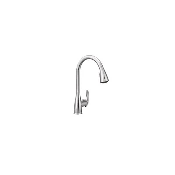 Chrome One-Handle High Arc Kitchen Faucet